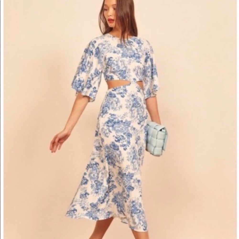 NWT Reformation Benny Dress in Olympia